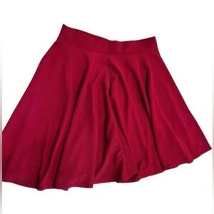 Elegant Red Women's Skirt